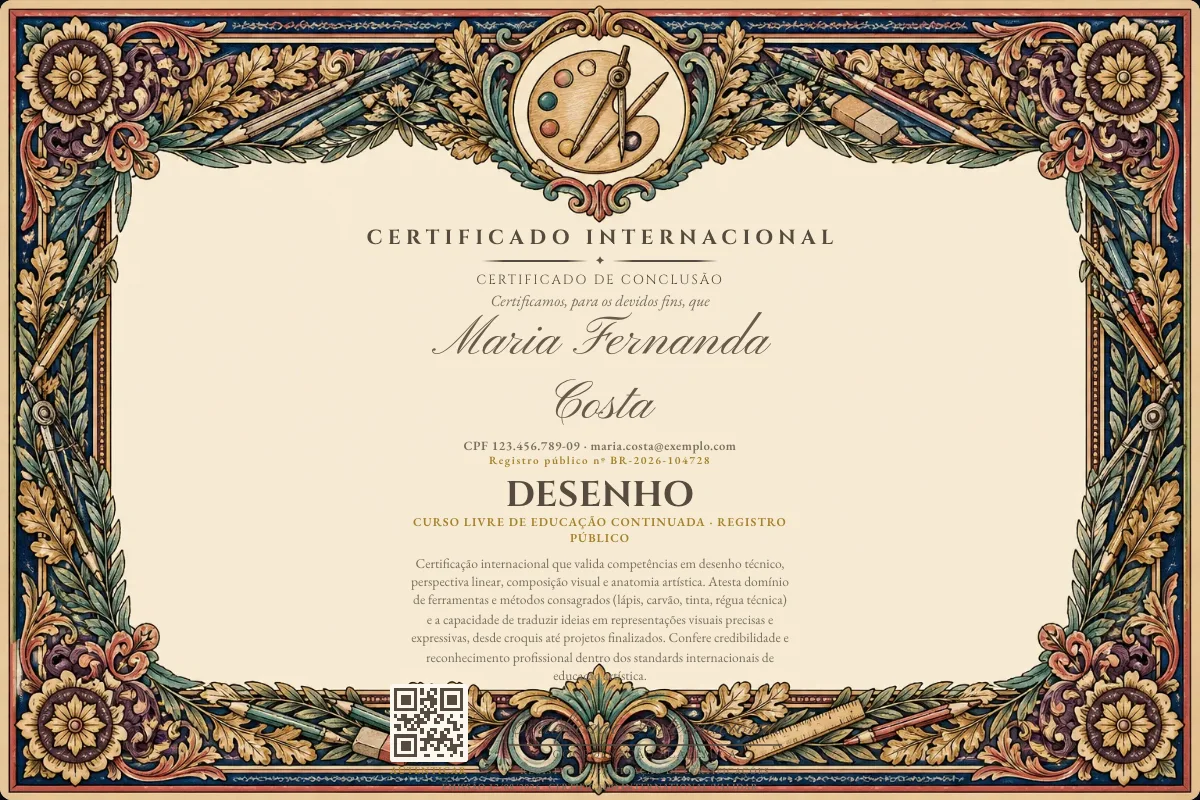 Capa do curso Desenho