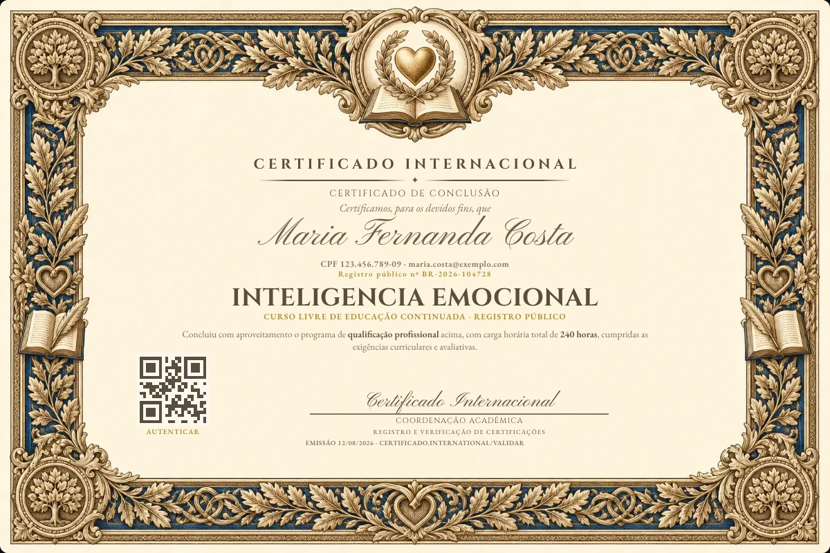 Capa do curso Inteligencia Emocional