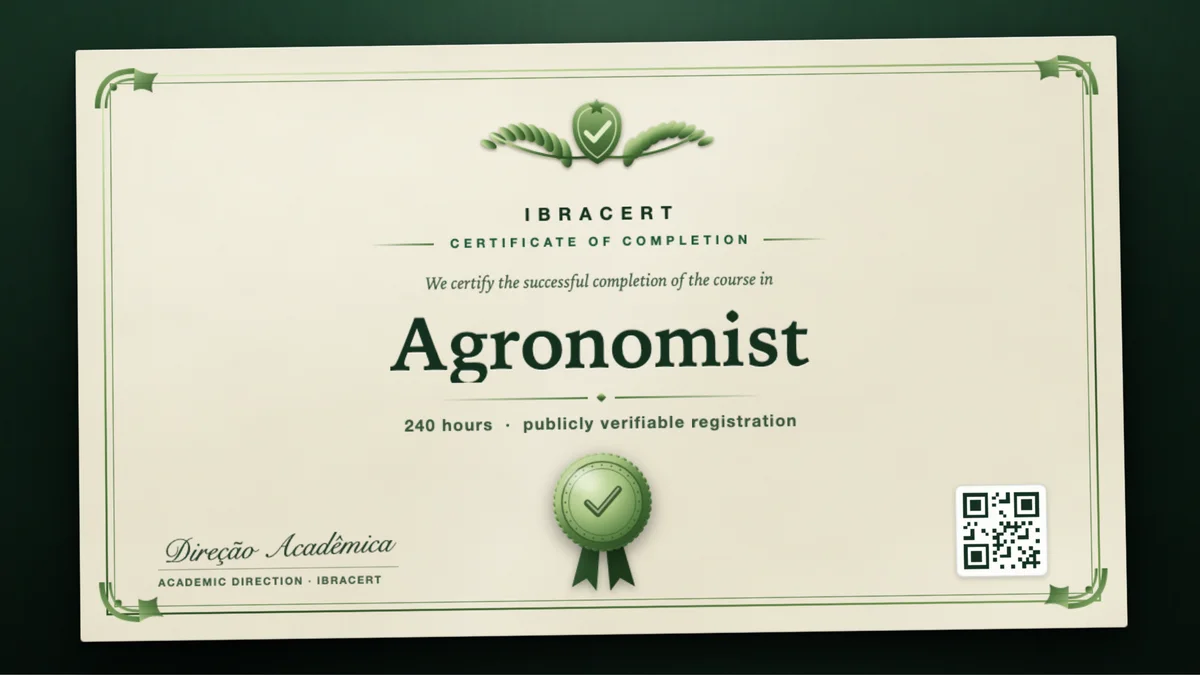 Cover of the Agronomist course