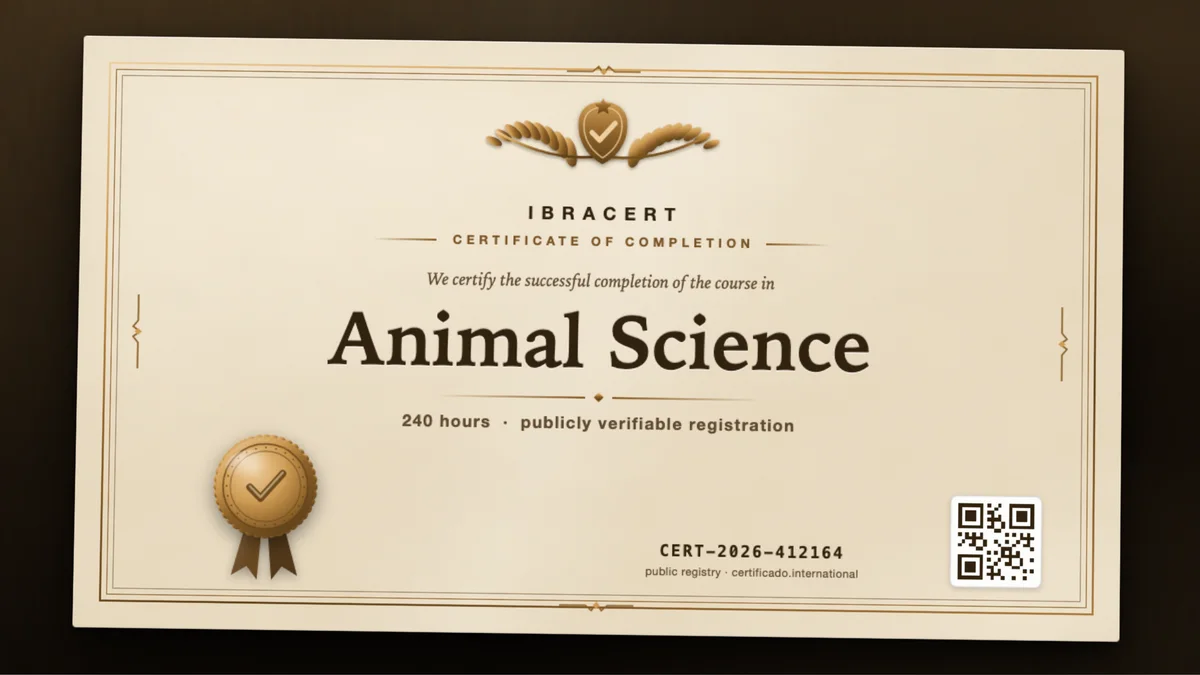 Cover of the Animal Science course