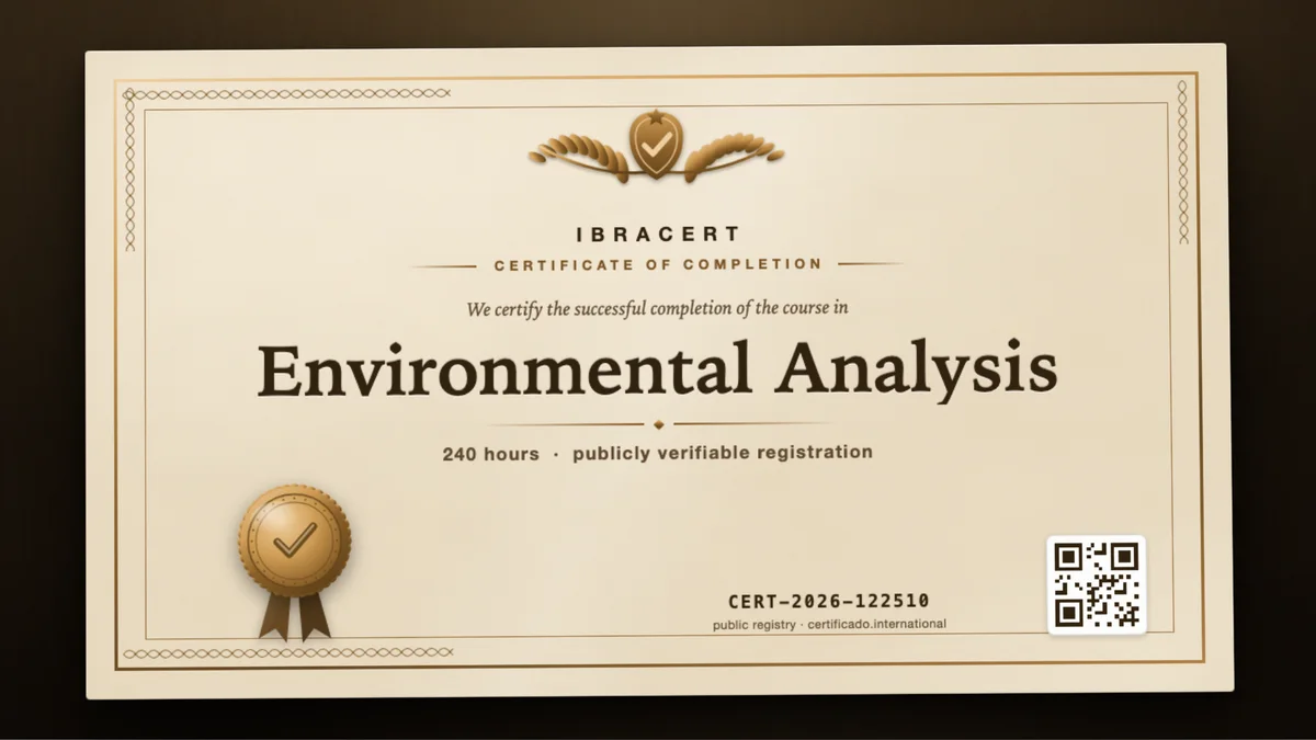 Cover of the Environmental Analysis course