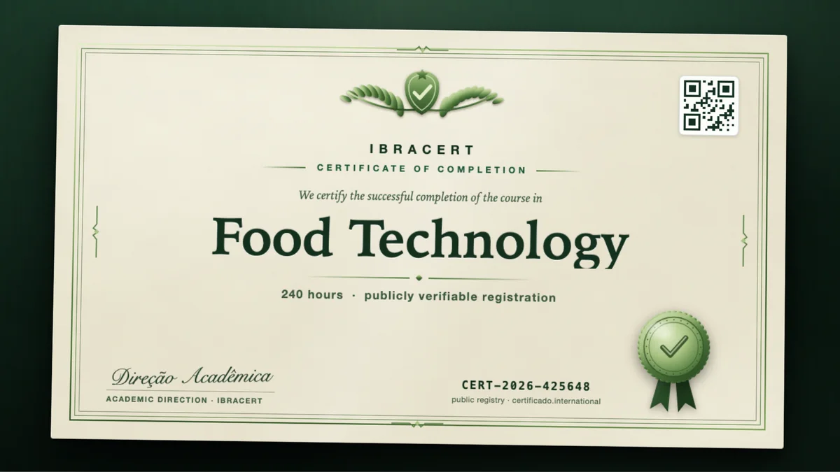 Cover of the Food Technology course