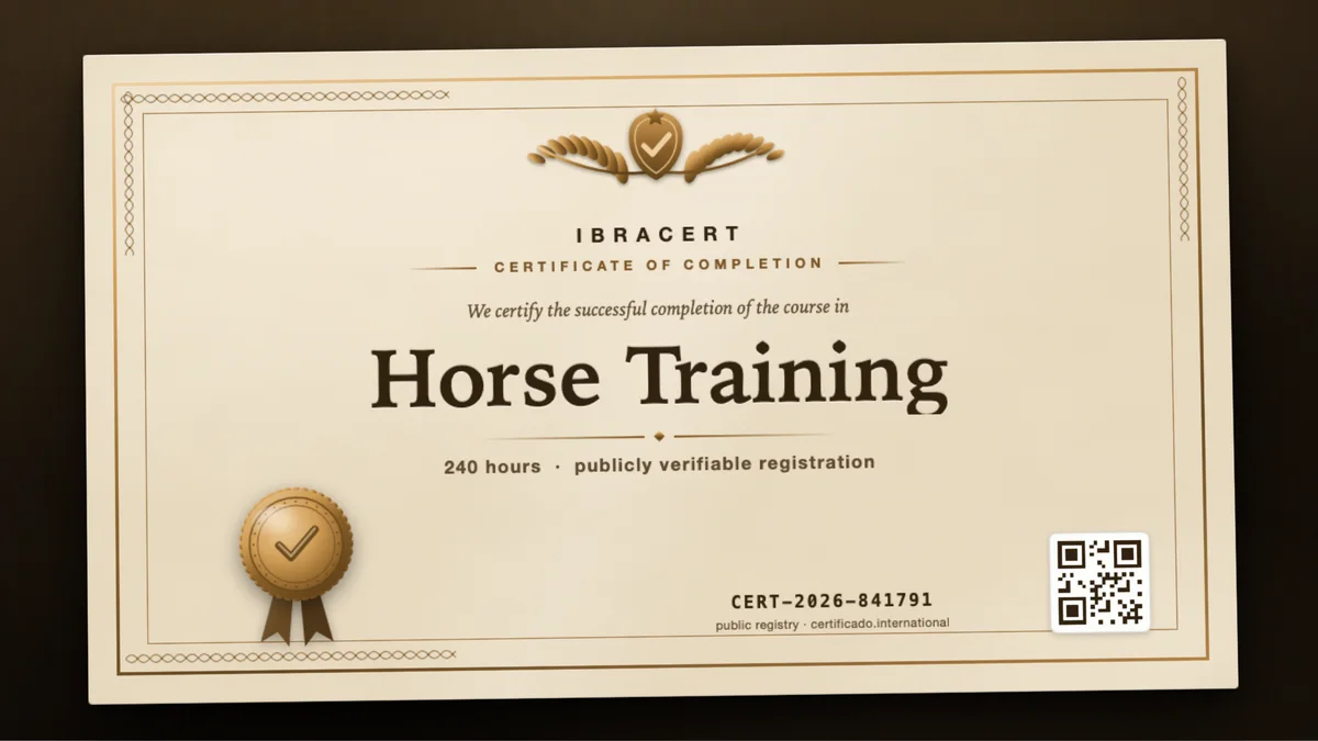 Cover of the Horse Training course