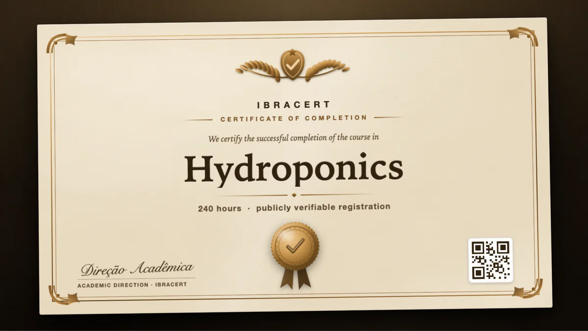 Cover of the Hydroponics course
