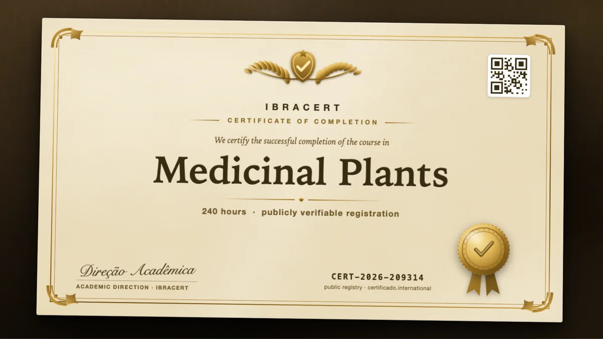 Cover of the Medicinal Plants course
