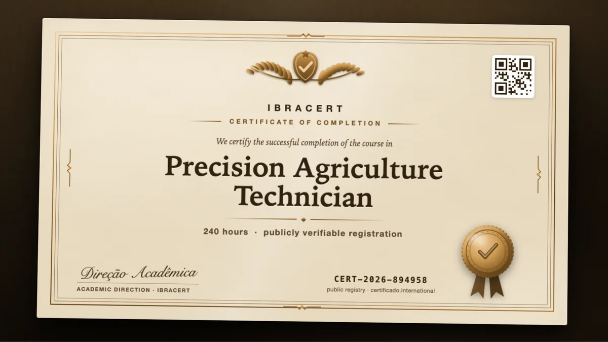 Cover of the Precision Agriculture Technician course