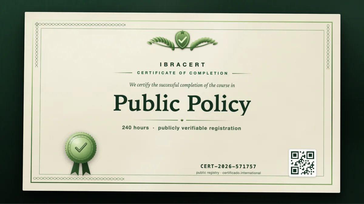 Cover of the Public Policy course