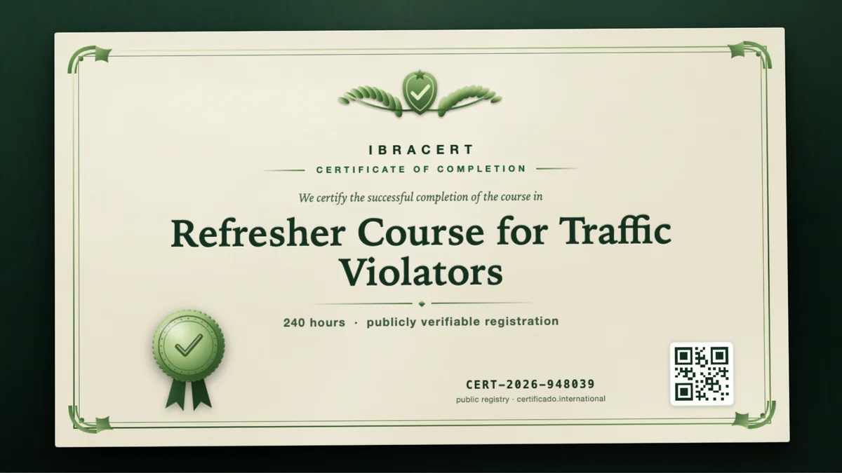 Cover of the Refresher Course for Traffic Violators course