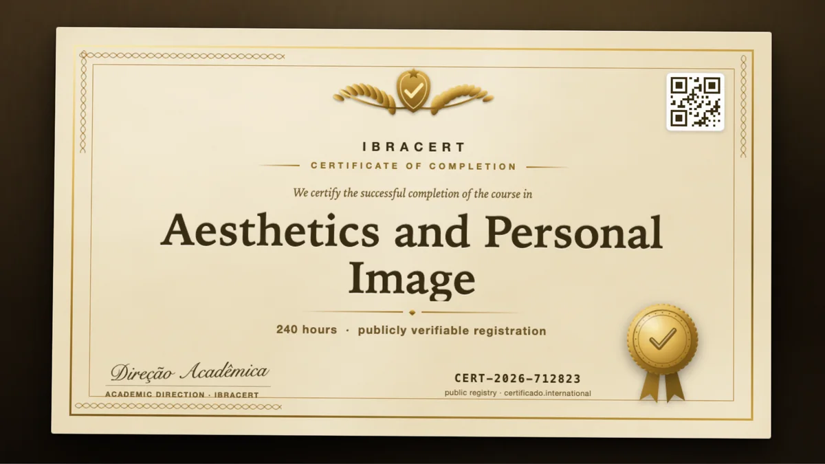 Cover of the Aesthetics and Personal Image course