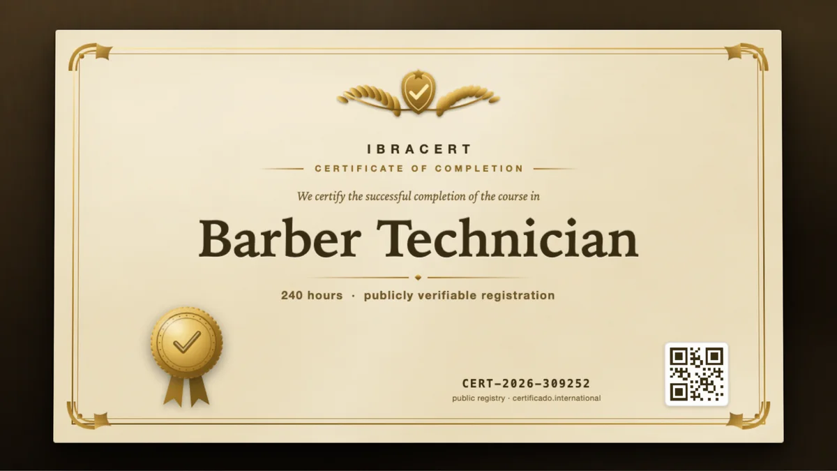 Cover of the Barber Technician course