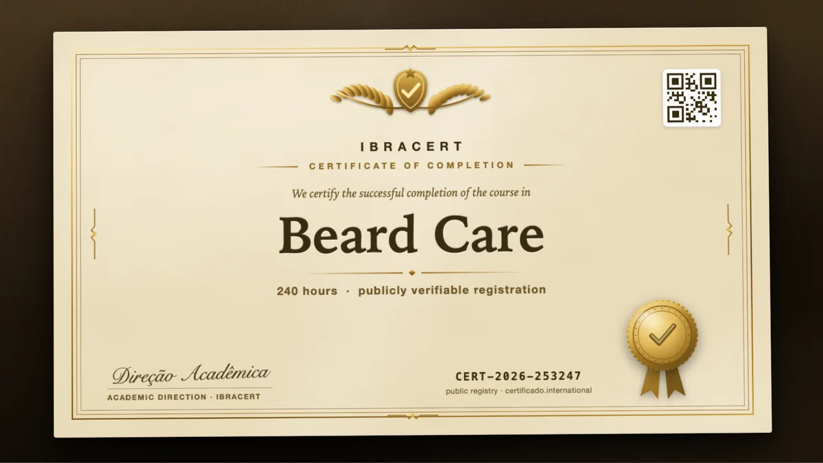 Cover of the Beard Care course