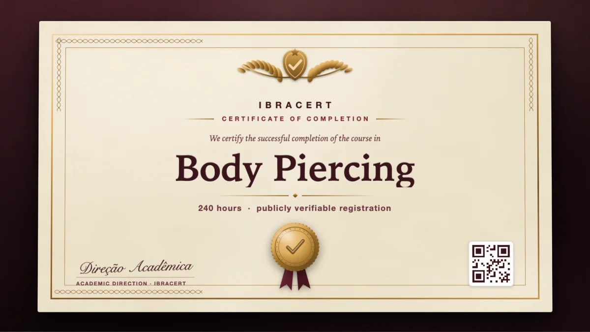 Cover of the Body Piercing course