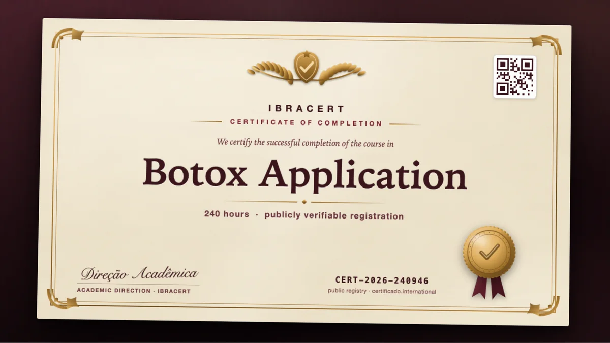 Cover of the Botox Application course