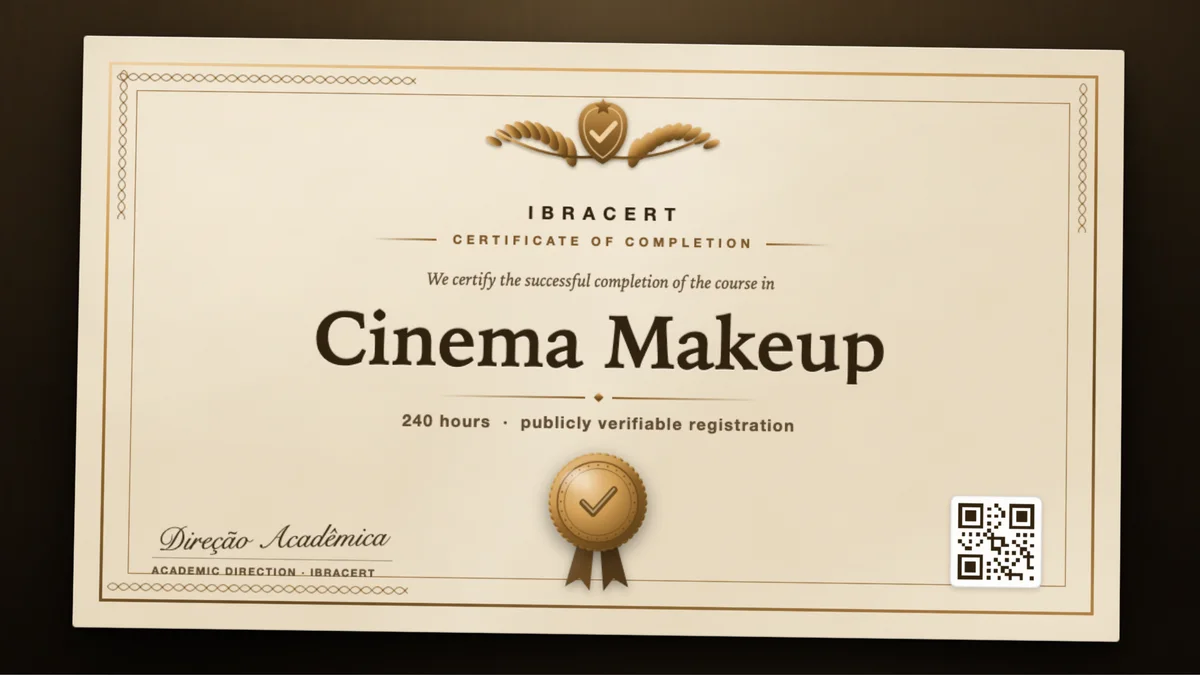Cover of the Cinema Makeup course