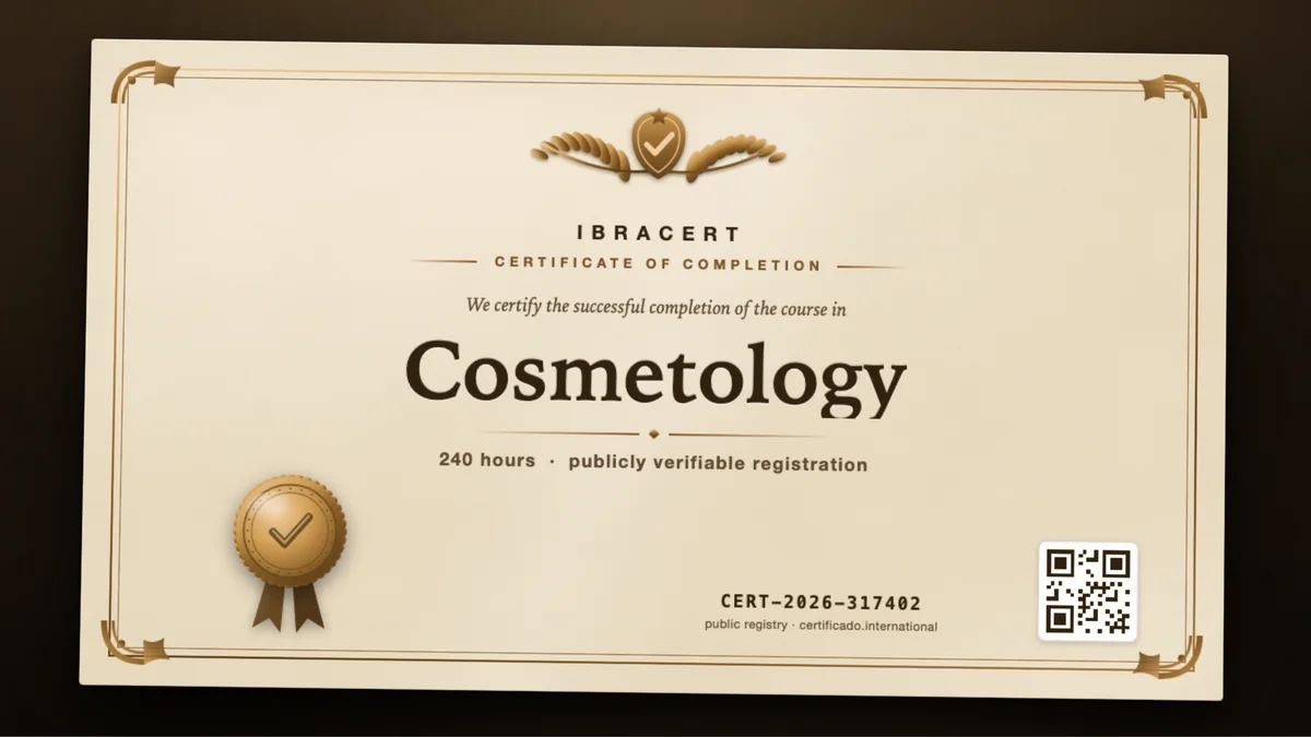 Cover of the Cosmetology course
