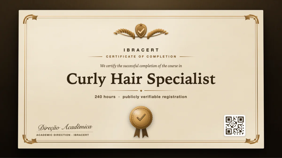 Cover of the Curly Hair Specialist course