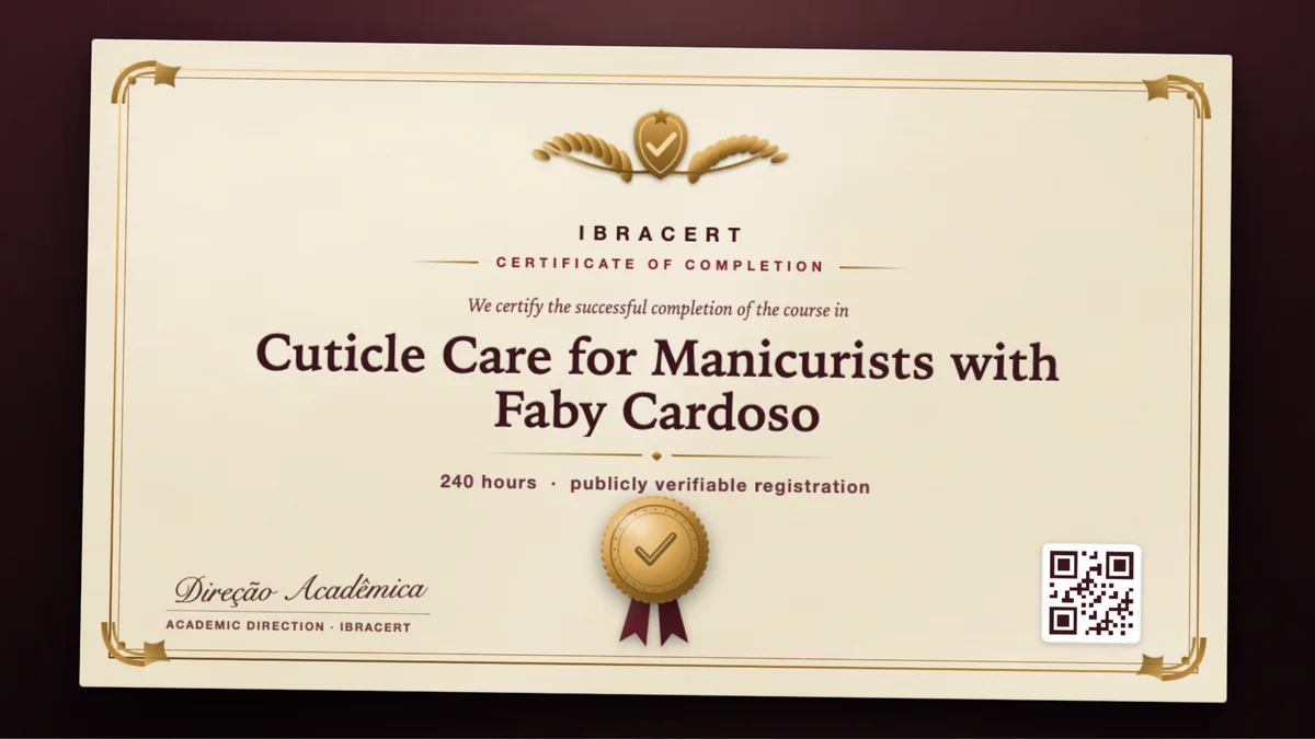 Cover of the Cuticle Care for Manicurists with Faby Cardoso course