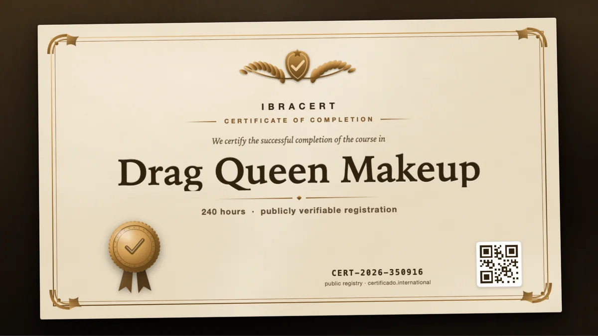 Cover of the Drag Queen Makeup course