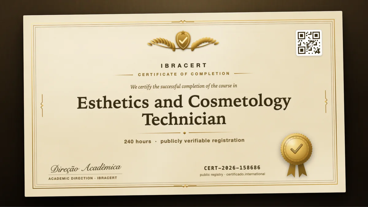 Cover of the Esthetics and Cosmetology Technician course