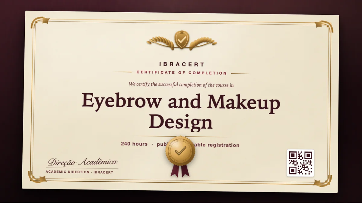 Cover of the Eyebrow and Makeup Design course