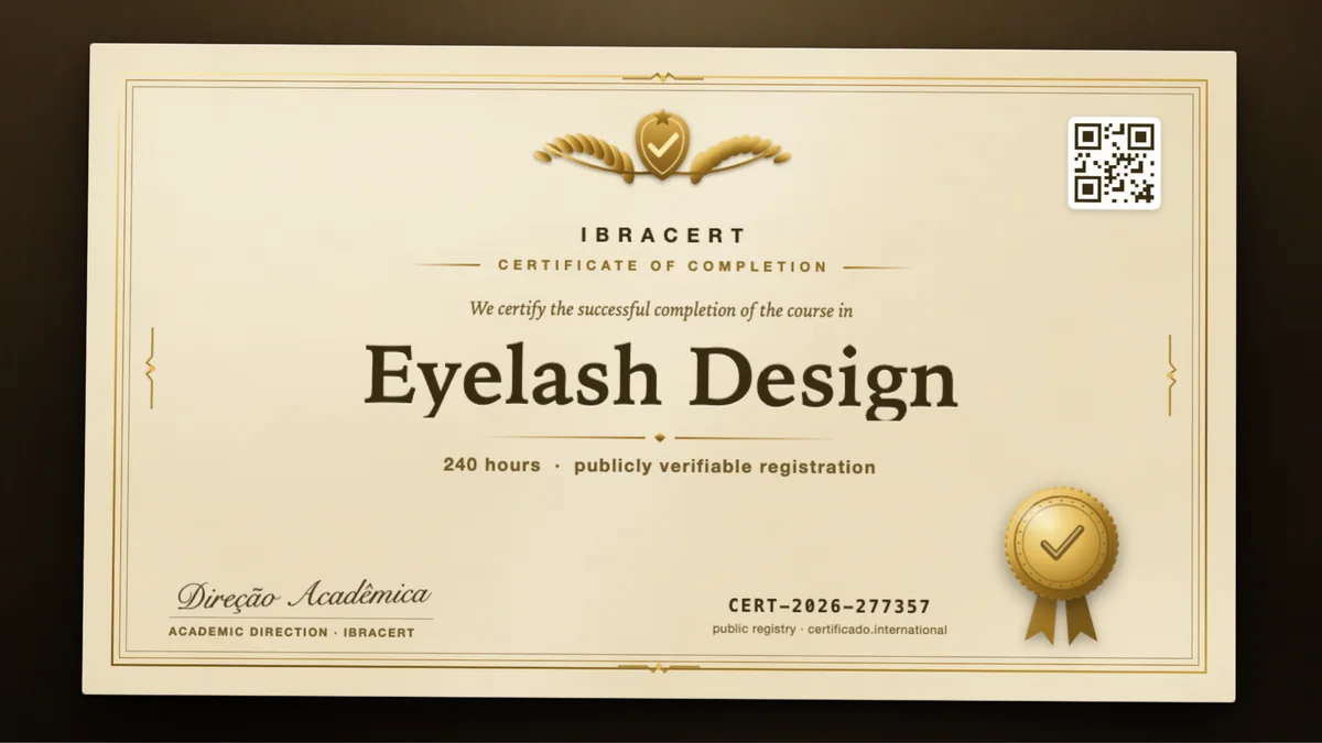 Cover of the Eyelash Design course