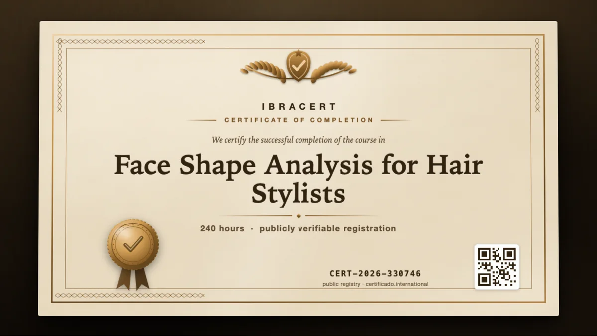 Cover of the Face Shape Analysis for Hair Stylists course