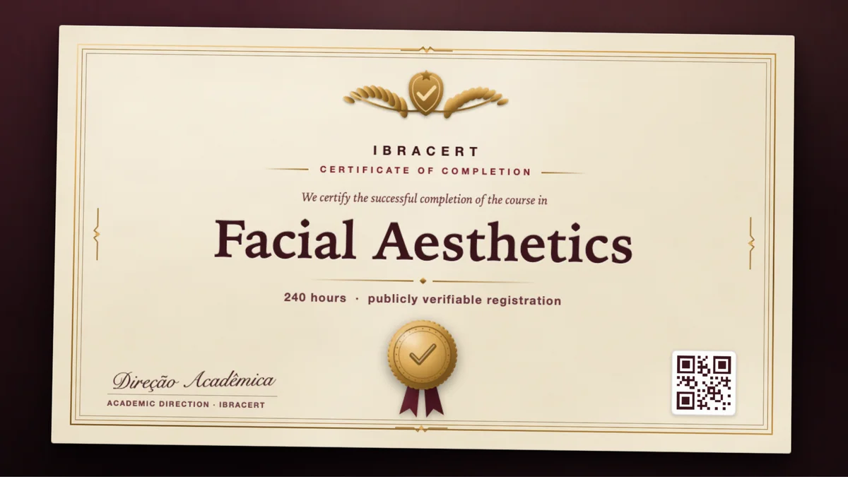 Cover of the Facial Aesthetics course