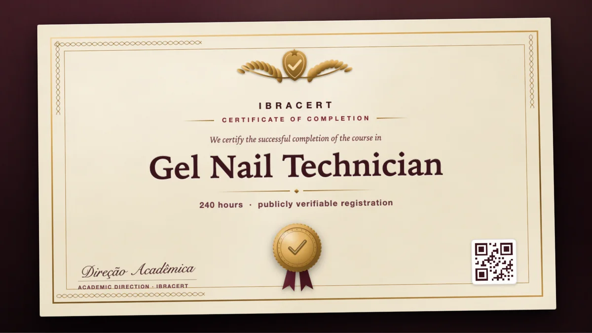 Cover of the Gel Nail Technician course