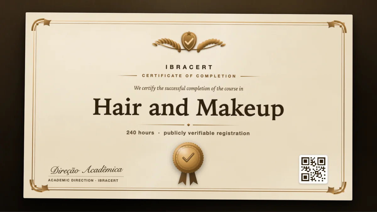 Cover of the Hair and Makeup course