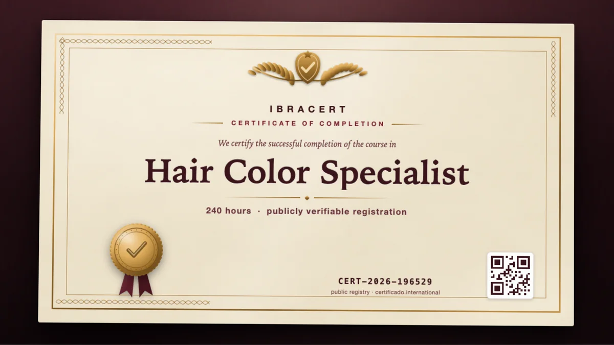 Cover of the Hair Color Specialist course