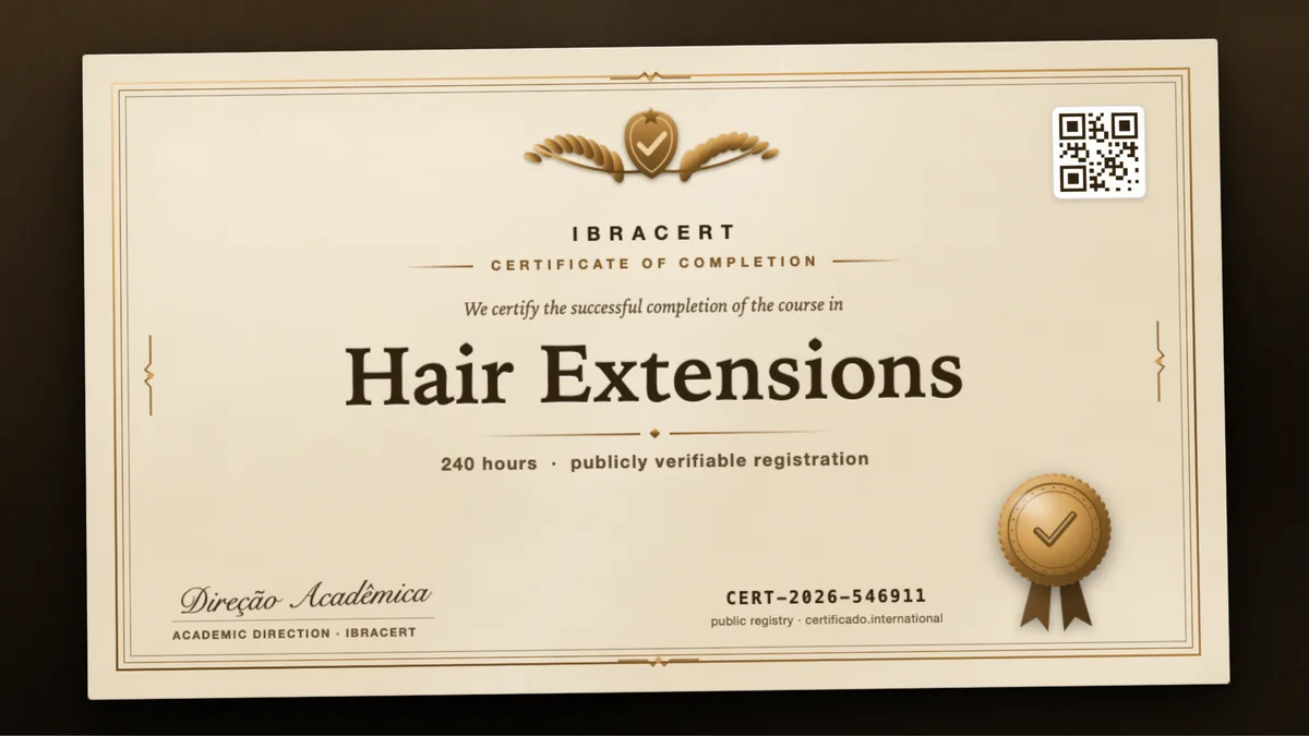 Cover of the Hair Extensions course