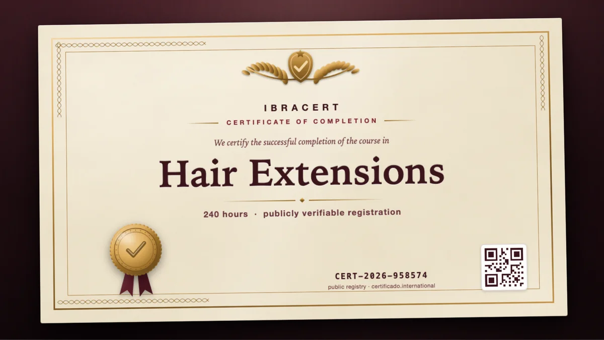 Cover of the Hair Extensions course