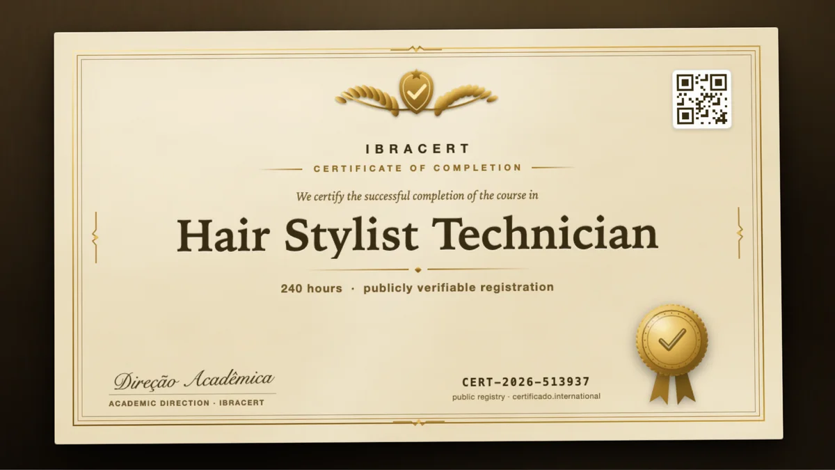 Cover of the Hair Stylist Technician course