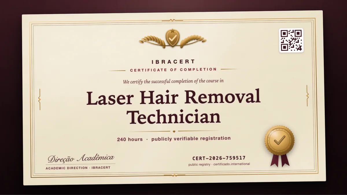 Cover of the Laser Hair Removal Technician course