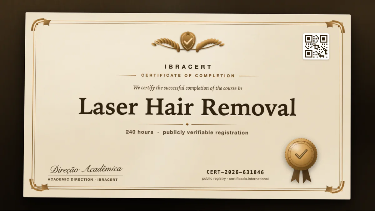Cover of the Laser Hair Removal course