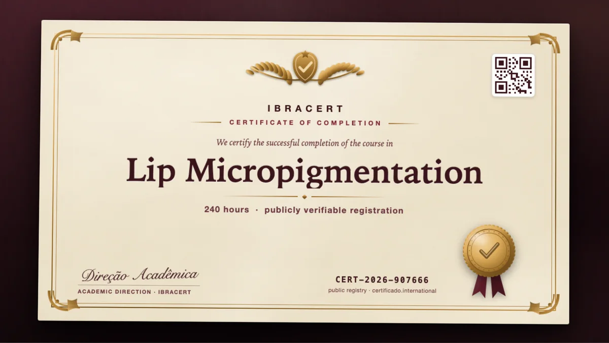 Cover of the Lip Micropigmentation course