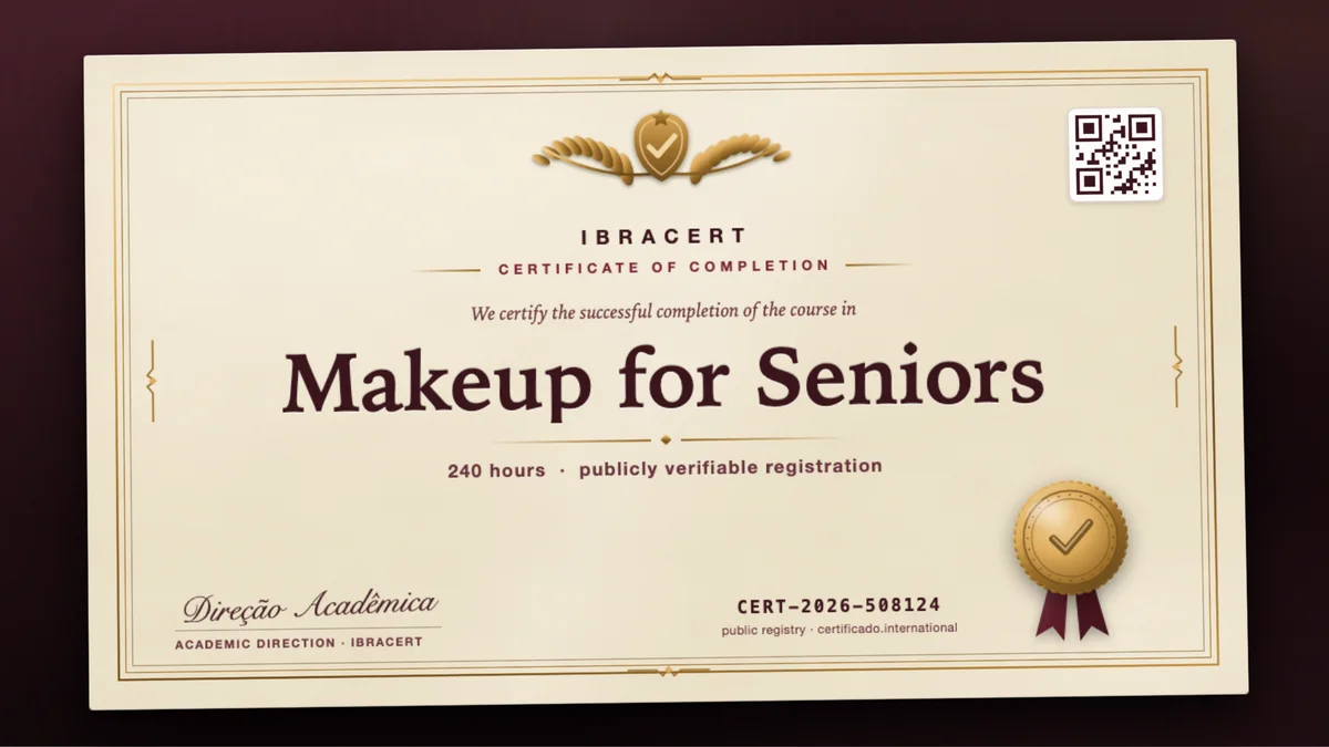 Cover of the Makeup for Seniors course