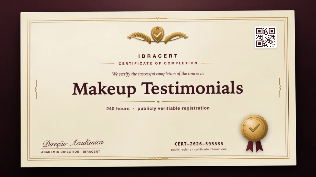 Cover of the Makeup Testimonials course