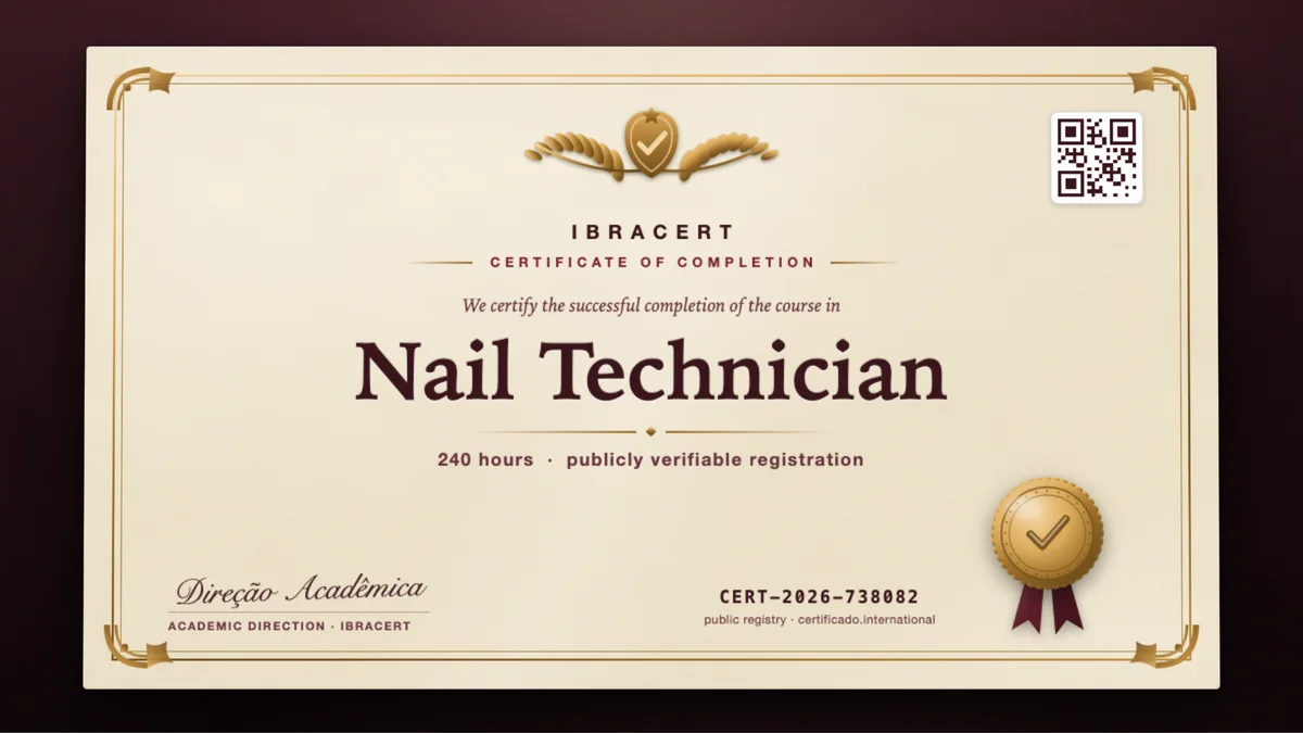 Cover of the Nail Technician course