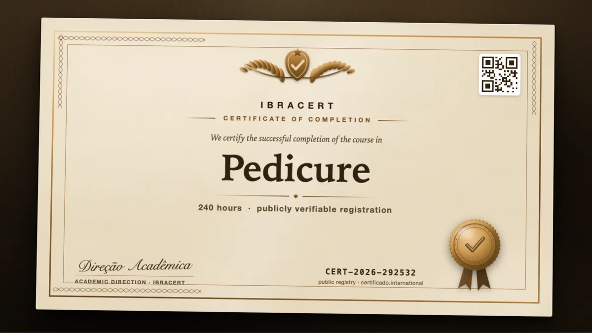 Cover of the Pedicure course