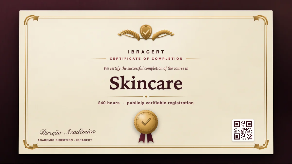 Cover of the Skincare course