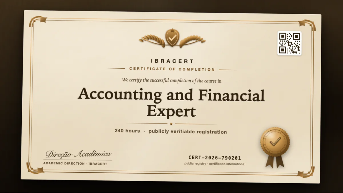 Cover of the Accounting and Financial Expert course