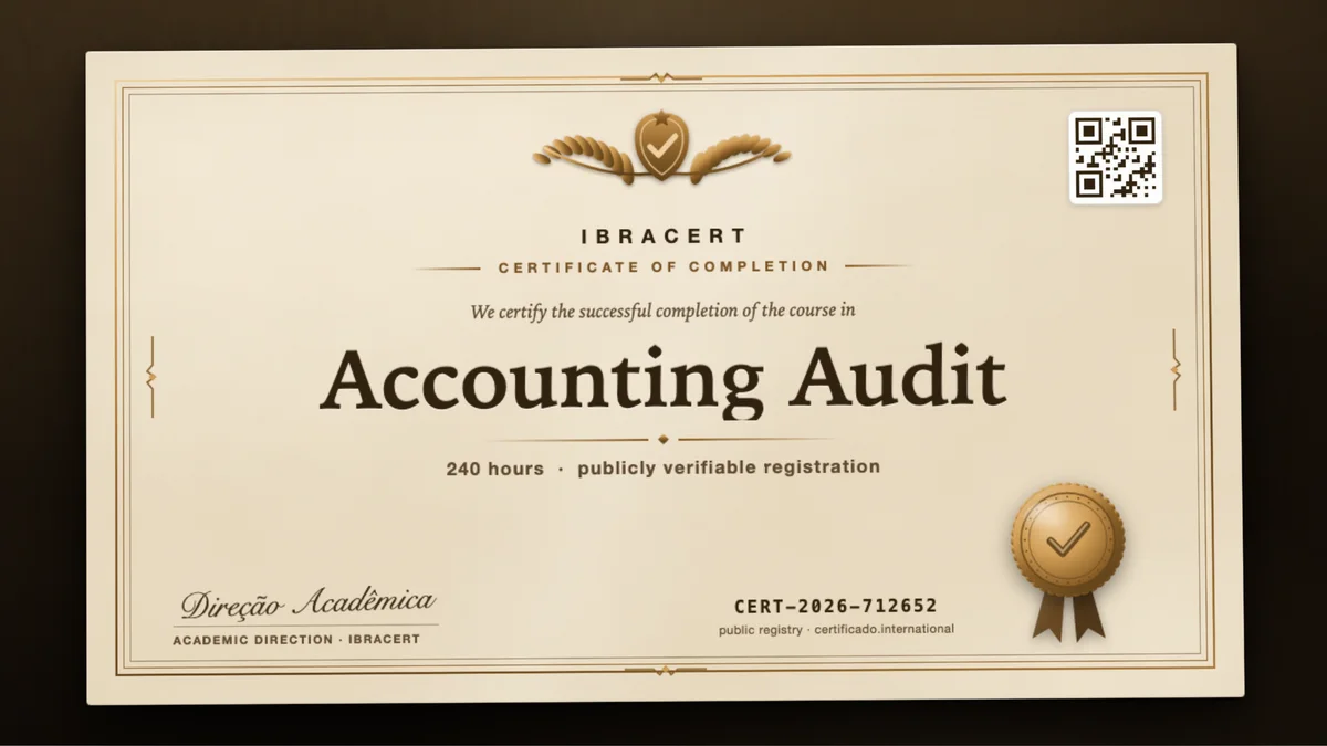 Cover of the Accounting Audit course