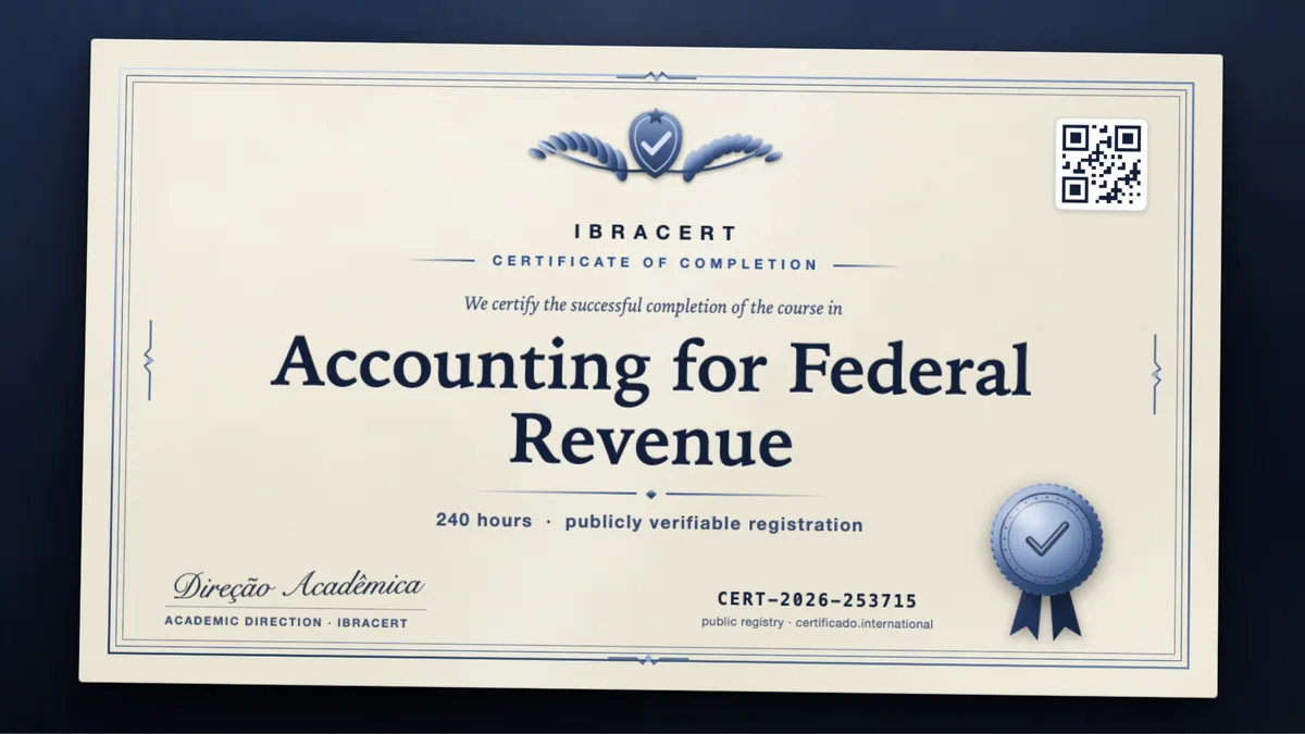 Cover of the Accounting for Federal Revenue course