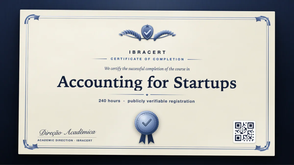 Cover of the Accounting for Startups course