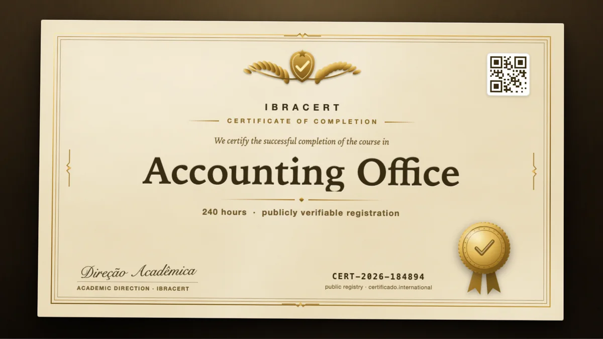 Cover of the Accounting Office course