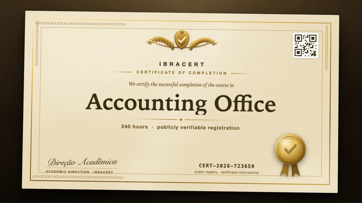 Cover of the Accounting Office course