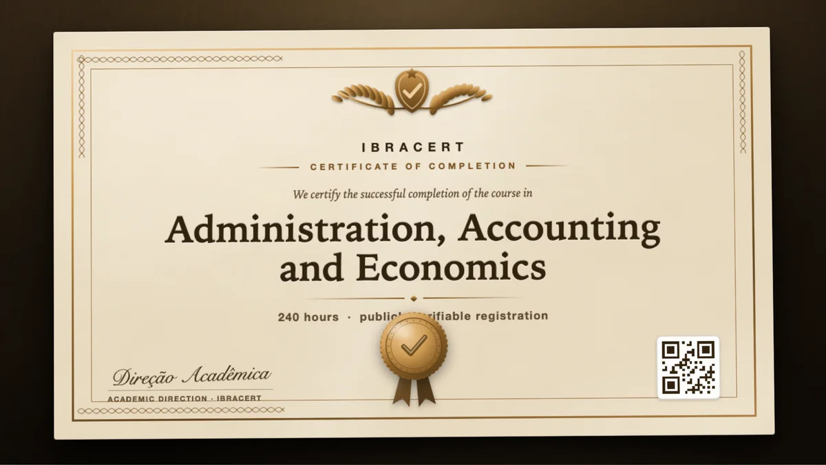 Cover of the Administration, Accounting and Economics course