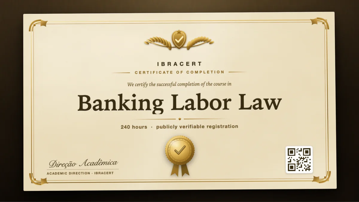 Cover of the Banking Labor Law course