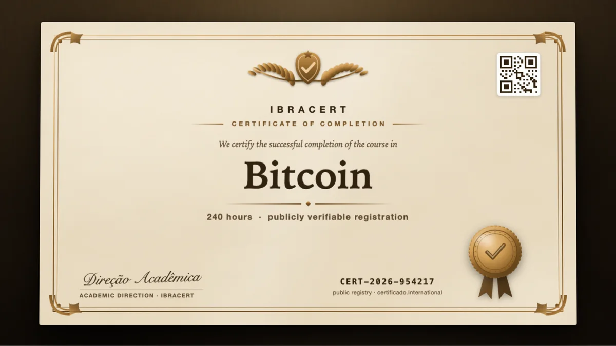 Cover of the Bitcoin course